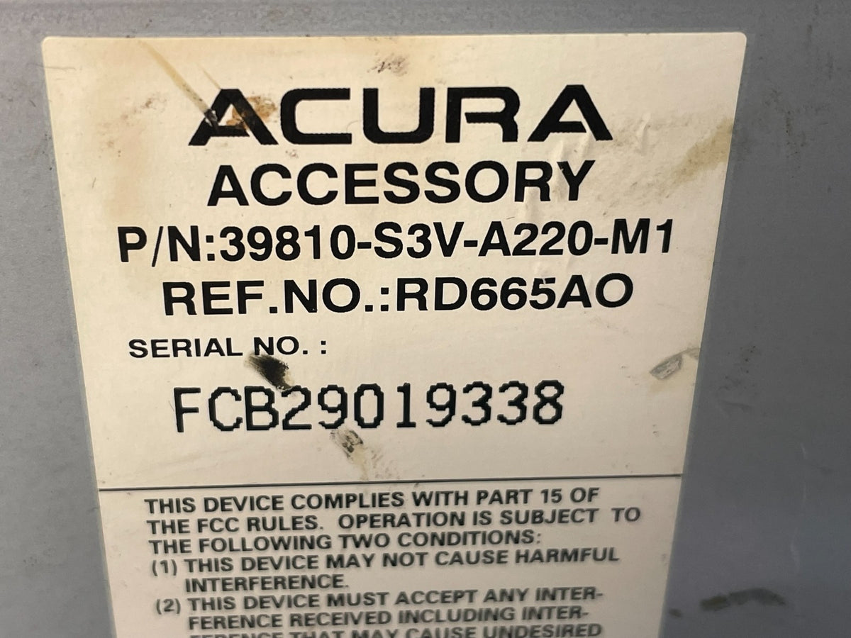 2004-2006 Acura Mdx Radio Screen Display Navigation Climate Control OE AI0554 DG10