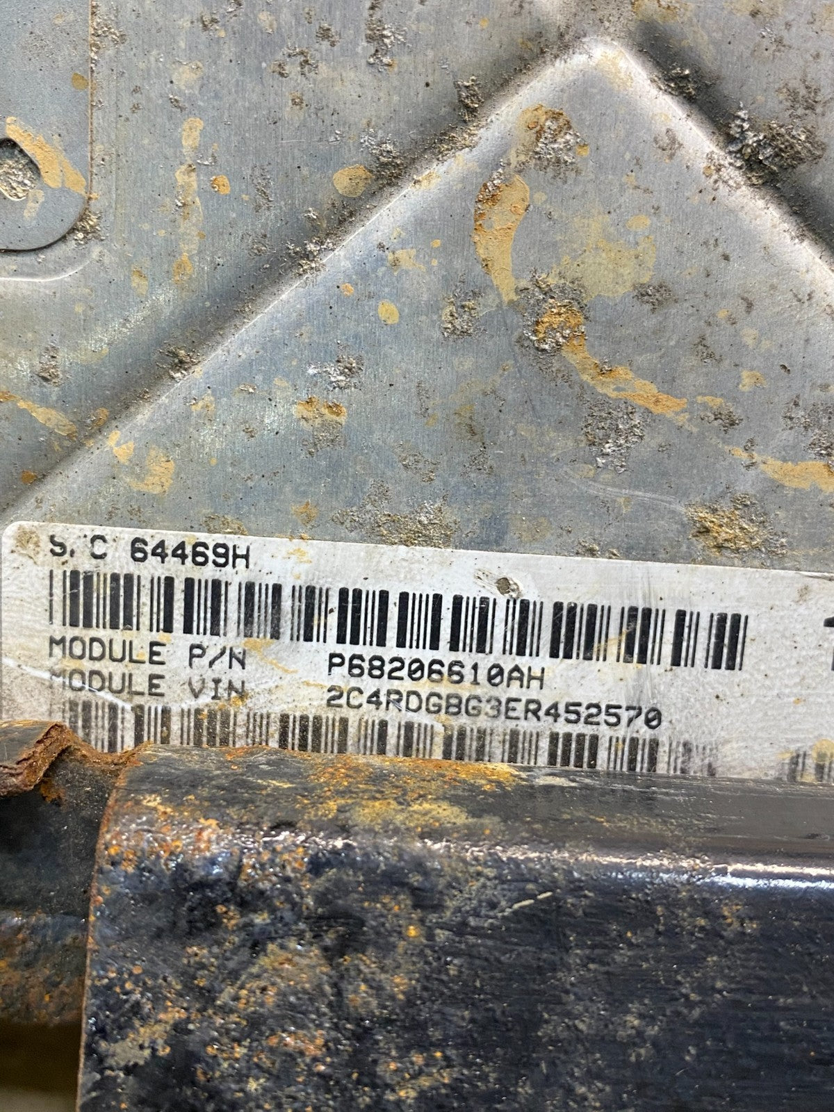 2014 Dodge Caravan Town & Country 3.6L Engine Computer ECU AD3430 DG2