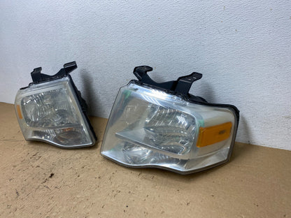 2007 - 2014 Ford Expedition Left+Right Side Headlights Halogen AG1430 DW1