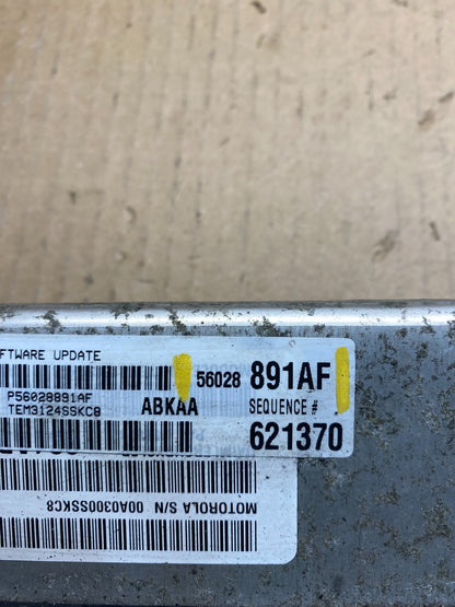 2005 Dodge Ram 1500 Engine Computer 3.7L ECM ECU OEM V6510 DG3