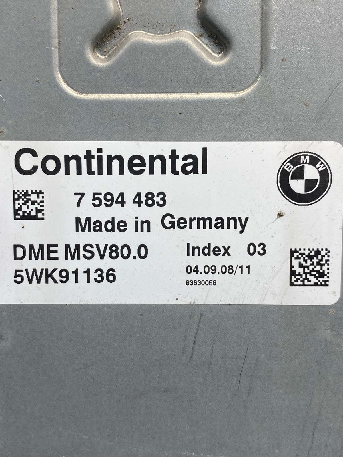 2007 to 2014 BMW X5 ECM ECU Engine Control Computer Module 7594483 ag7026 DG2
