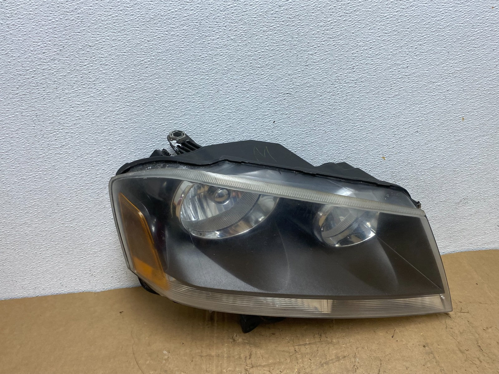 2008 to 2014 Dodge Avenger Right Passenger Side Black Headlight AD1431 DW0