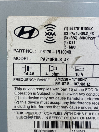 2012 2013 2014 Hyundai Accent Radio Cd Mp3 Player AD7346 DG6