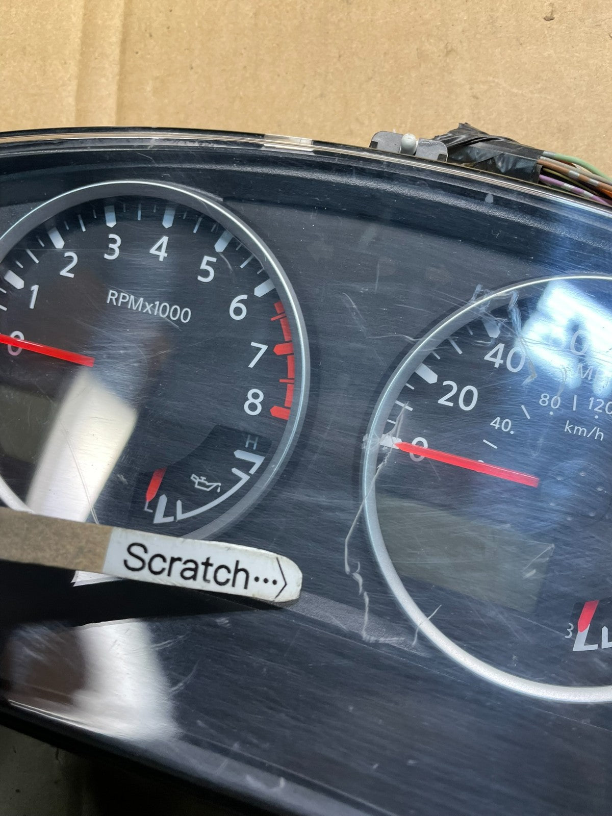 2006-2007 Nissan Pathfinder Xterra Cluster Speedometer Instrument OEM w7071 DG1