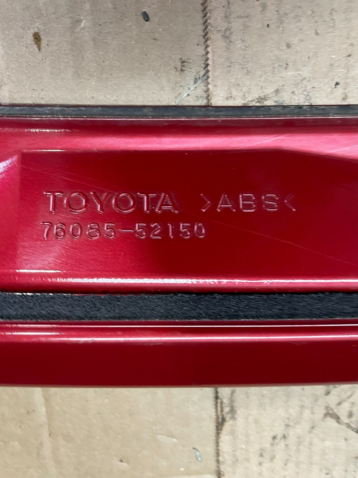 2008 to 2010 Scion XD Rear Spoiler Wing Fin Lip Red OEM T0478 DG9