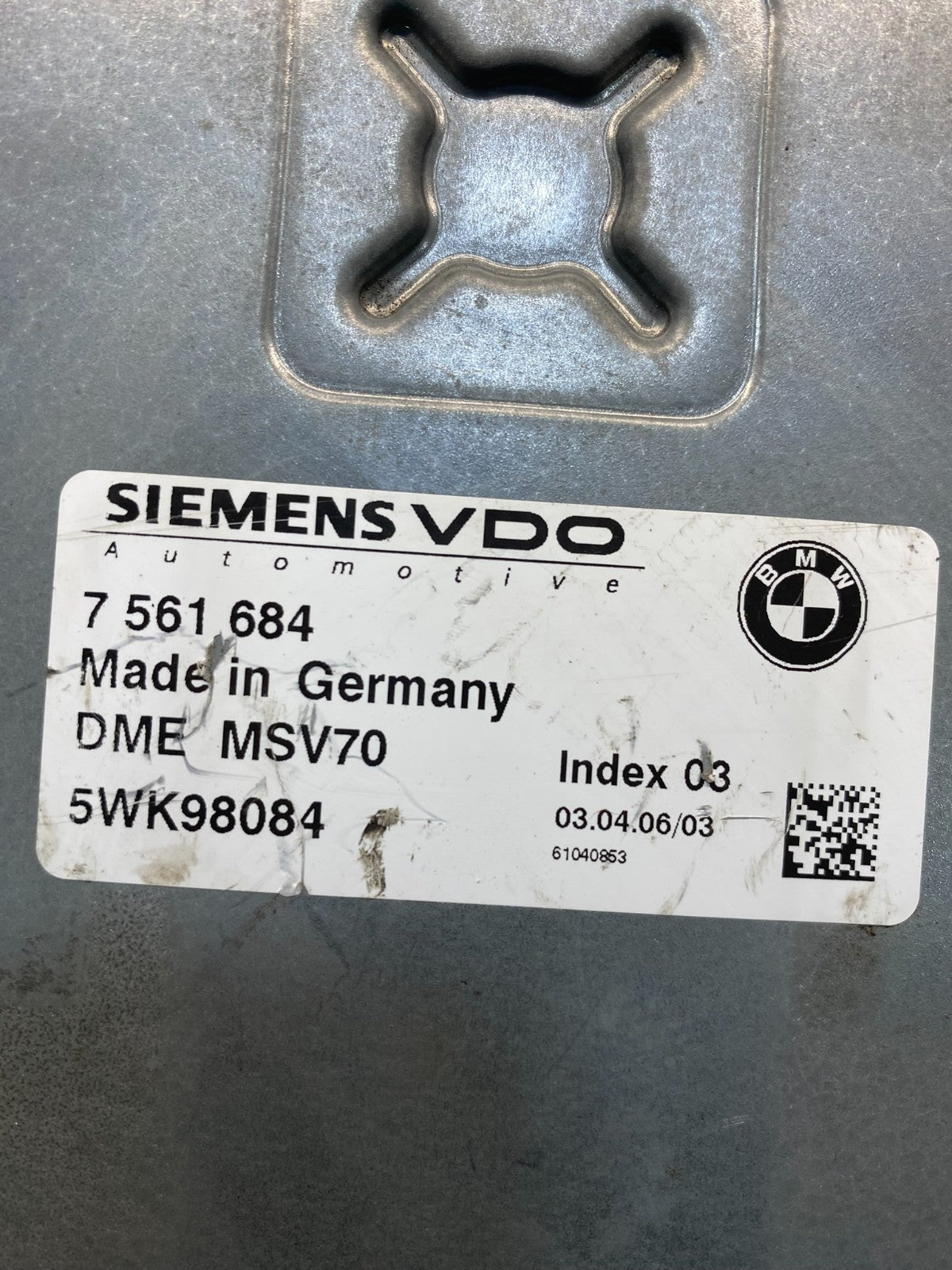 2006 - 2007 BMW 325i 525i ECU ECM Engine Control Module Computer AD3495 DG2