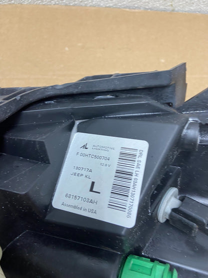 2014 - 2018 Jeep Cherokee Left Driver LH Side LED Headlight AB3485 DW8