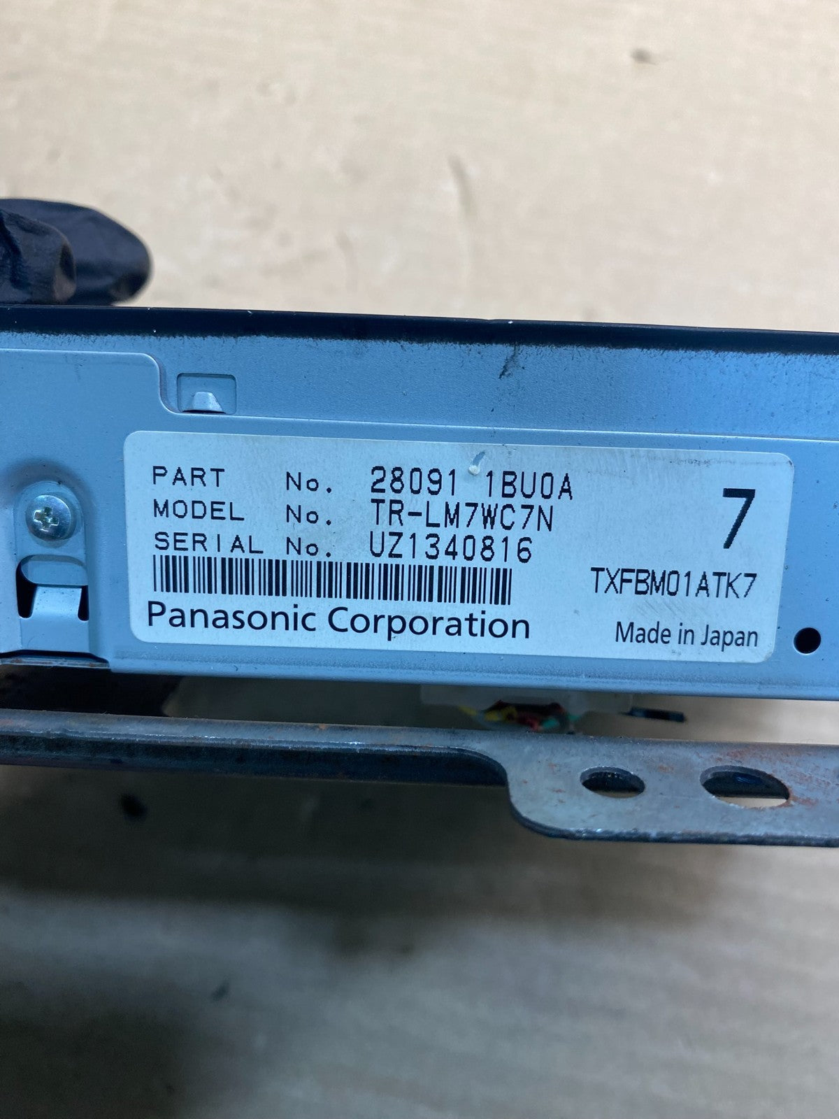 2011 - 2012 Infiniti G35 Information Display Screen 280911BU0A AF0058 DG7