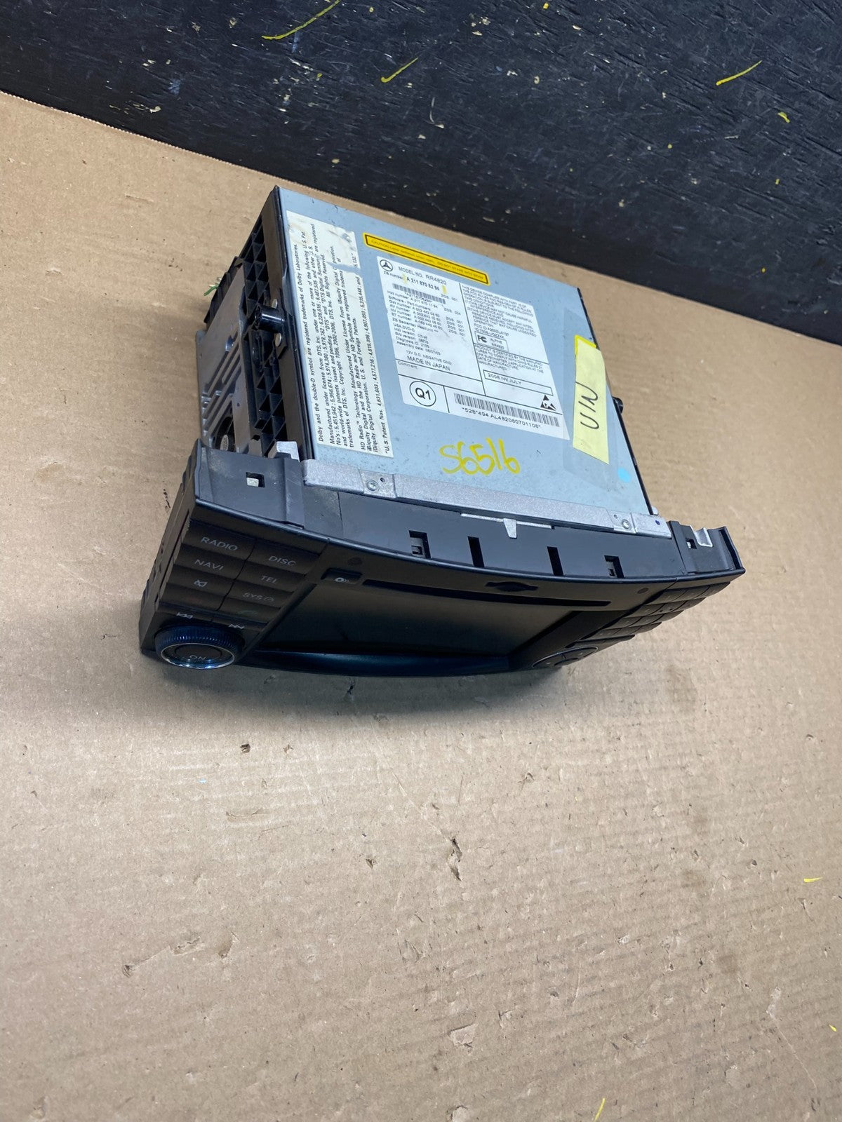 2007-2011 Mercedes Benz W211 E350 E500 Radio Screen Navigation Display s6516 DG1