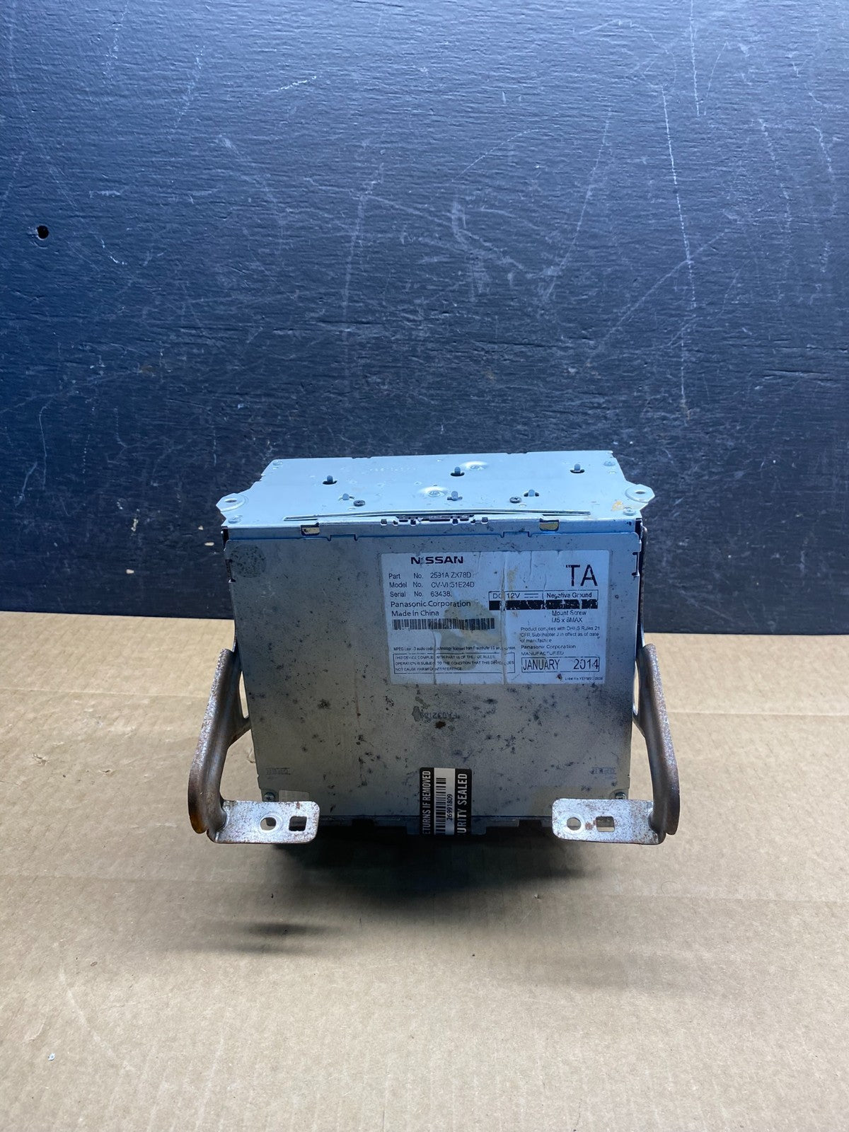 2010 - 2014 Nissan Maxima Radio CD Navigation AG7243 DG3