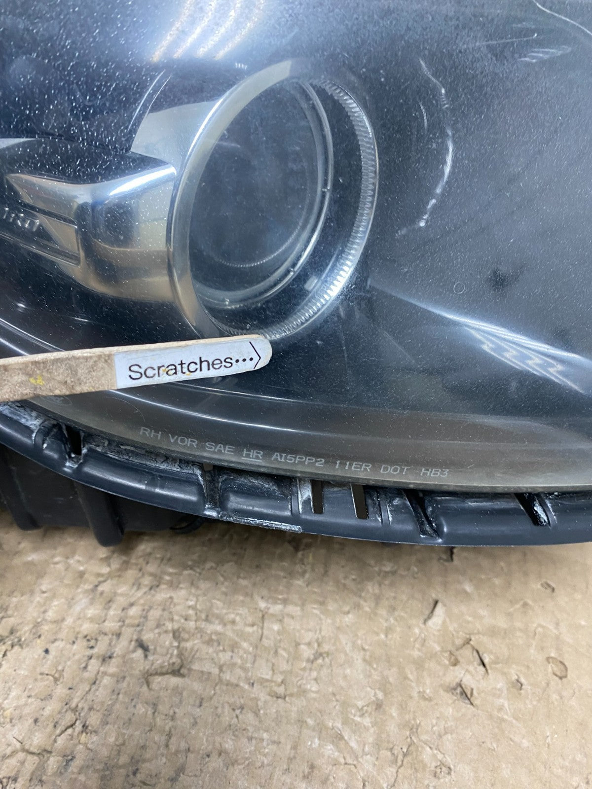 2011 - 2015 Ford Explorer Police Right Passenger Halogen Headlight Oem AC4125 DW3
