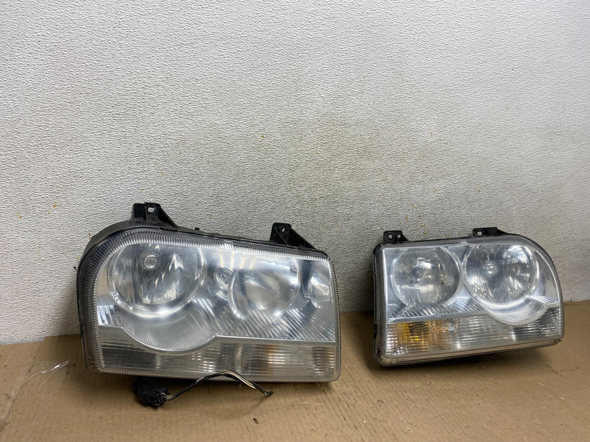 2005 2006 2007 Chrysler 300 Left+Right Halogen Headlights AH5766 DW1