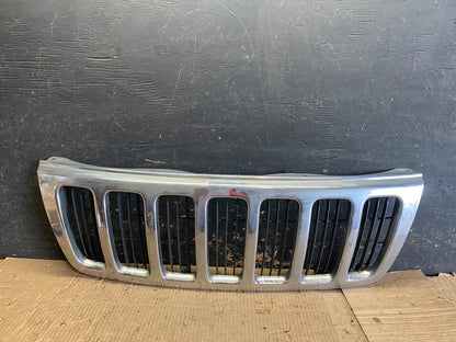 1999 to 2003 Jeep Grand Cherokee Front Upper Grill Grille Oem  x0070 DG0